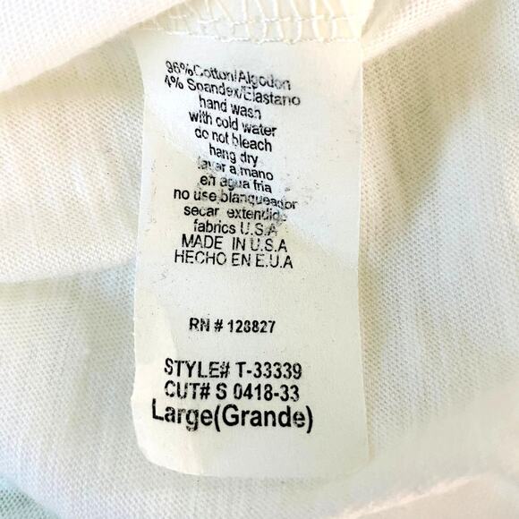 Tres Bien Sleeveless Cropped Tee Rainbow Large New - Picture 7 of 9